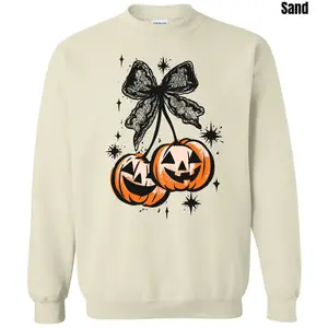 Lace Pumpkin Cherries Sweatshirt 'NLB'