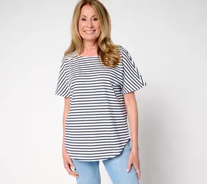 Belle Beach by Kim Gravel Seaside Sweats Slouchy Top