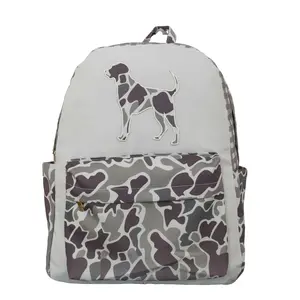 Camo Backpack dog travel backpack hunting backpack camouflage backpack bag embroidery