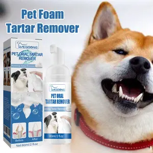 Pet Mouth Cleaning Foam Natural Plants Tartar Remover Cleaning Bad Smell Tongue Pet Accessories Dogs And Cats Oral Cleanse Foams