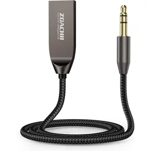 Bluetooth 5.4 Aux Adapter For Car,Home Stereo Speakers Audio System, Handsfree Calls, Wireless Music Streaming