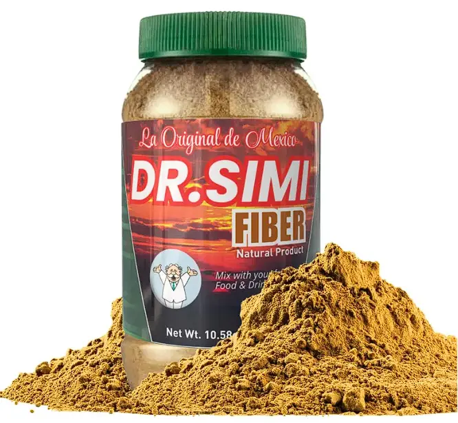 DR.SIMI Natural Dairy-Free Dietary Fiber Supplement Powder, 10.5 oz (300g), Prop 65 Safe, Digestive Health Support, Energy-Boosting Fitness & Wellness Product from Mexico