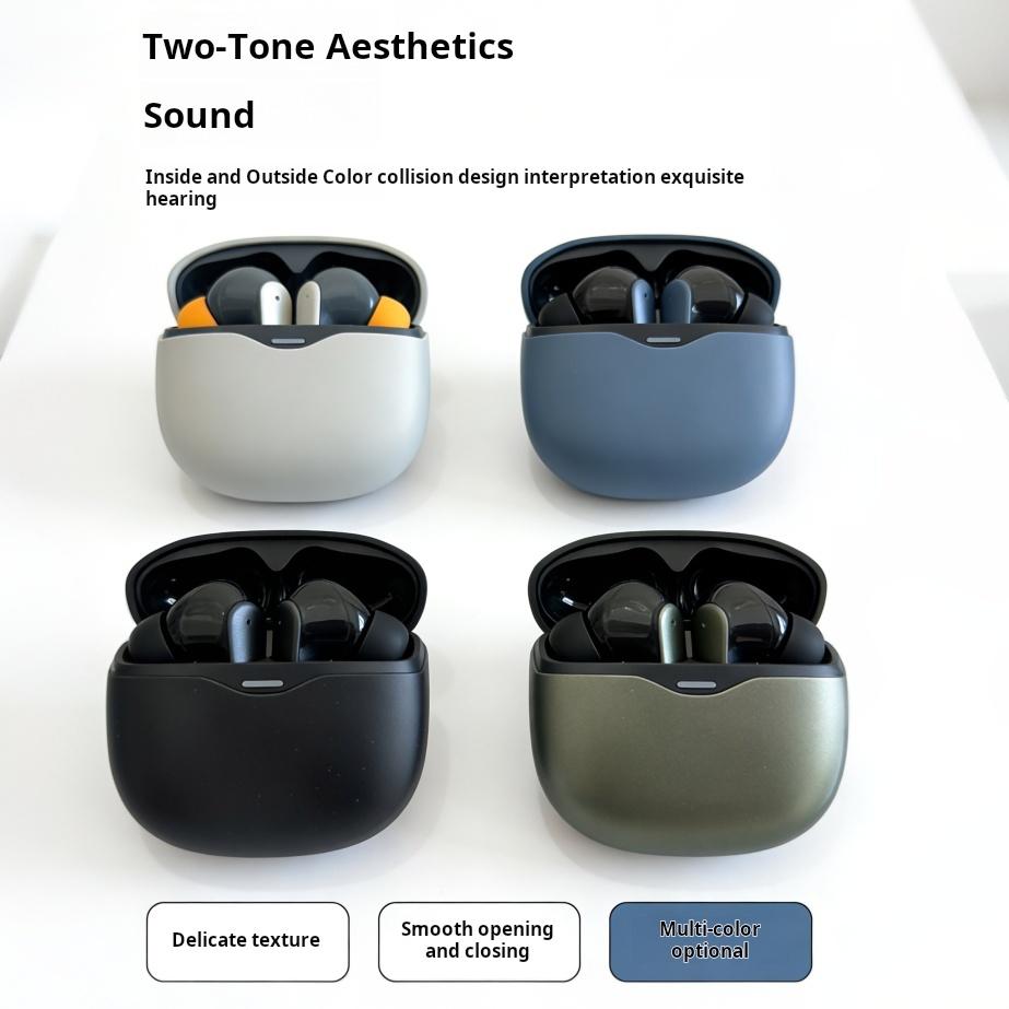 Wireless Bluetooth Earbuds ENC Noise Cancelling Clear Calls Long Battery Life Comfortable Fit Waterproof Sweatproof Low Latency Stable Connection Deep Bass Sports Running Gym