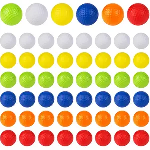 108 Pcs Bulk Foam Golf Practice Balls, Realistic Feel Flight Training Soft Foam Golf Balls for Backyards Swing Practice, Driving Range, Indoor Outdoor Golf Training