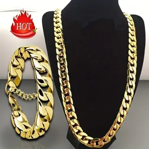 Men’s Fashion Statement Hip-Hop Figaro/Cuban Chain Jewelry