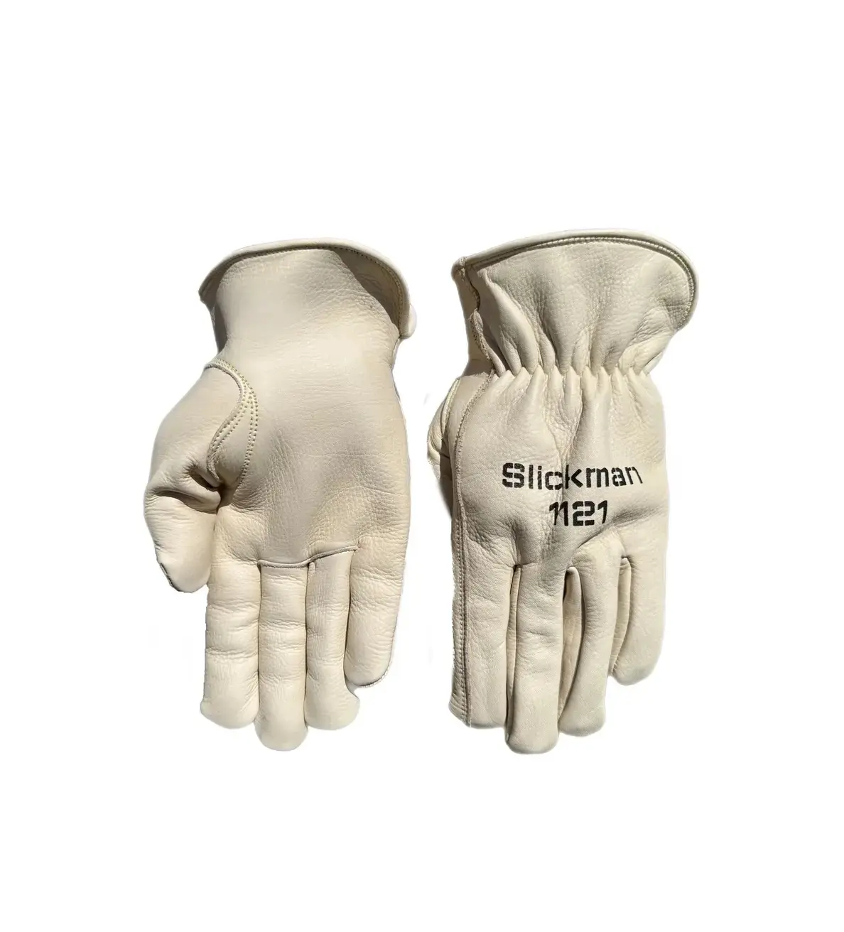 Slickman 1121 Driver Leather Work Glove for Men - Durable Kevlar Stitching & High-Quality Leather for Heavy Industrial Use!!!
