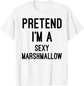 Easy Lazy Halloween Party - Pretend I'm a Sexy Marshmallow T-Shirt - Lyasiamcmi Shop 62B07YMPZGDD