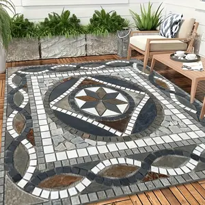 Stone-patterned living room rug with a velvet print—soft and comfortable, slip-resistant and durable, machine-washable, suitable for bedrooms, living rooms, dorm rooms, small apartments, dining rooms, entryway mats, and home decor rugs