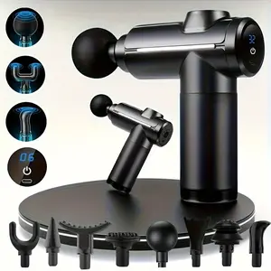 Deep Tissue Electric Massager | 1200mAh Battery | USB Fast Charging | 8 Massage Heads | Full Body Relief for Head, Neck, Arms & Legs | Perfect Gift for Men & Women