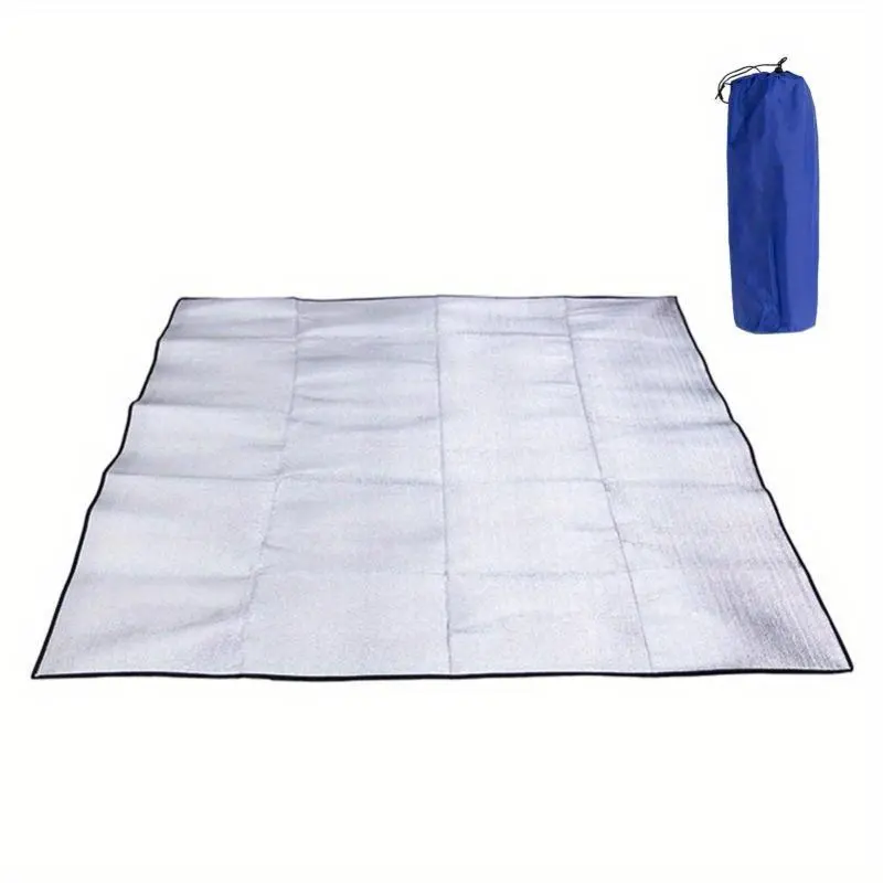 Ultralight Waterproof Camping Mat Ourdoor Blanket Beach Mattress Sleeping Pad Aluminum Foil EVA Foam Mat Tent Sleeping Mattress Outdoor Picnic Blanket Outdoor Camping Supplies