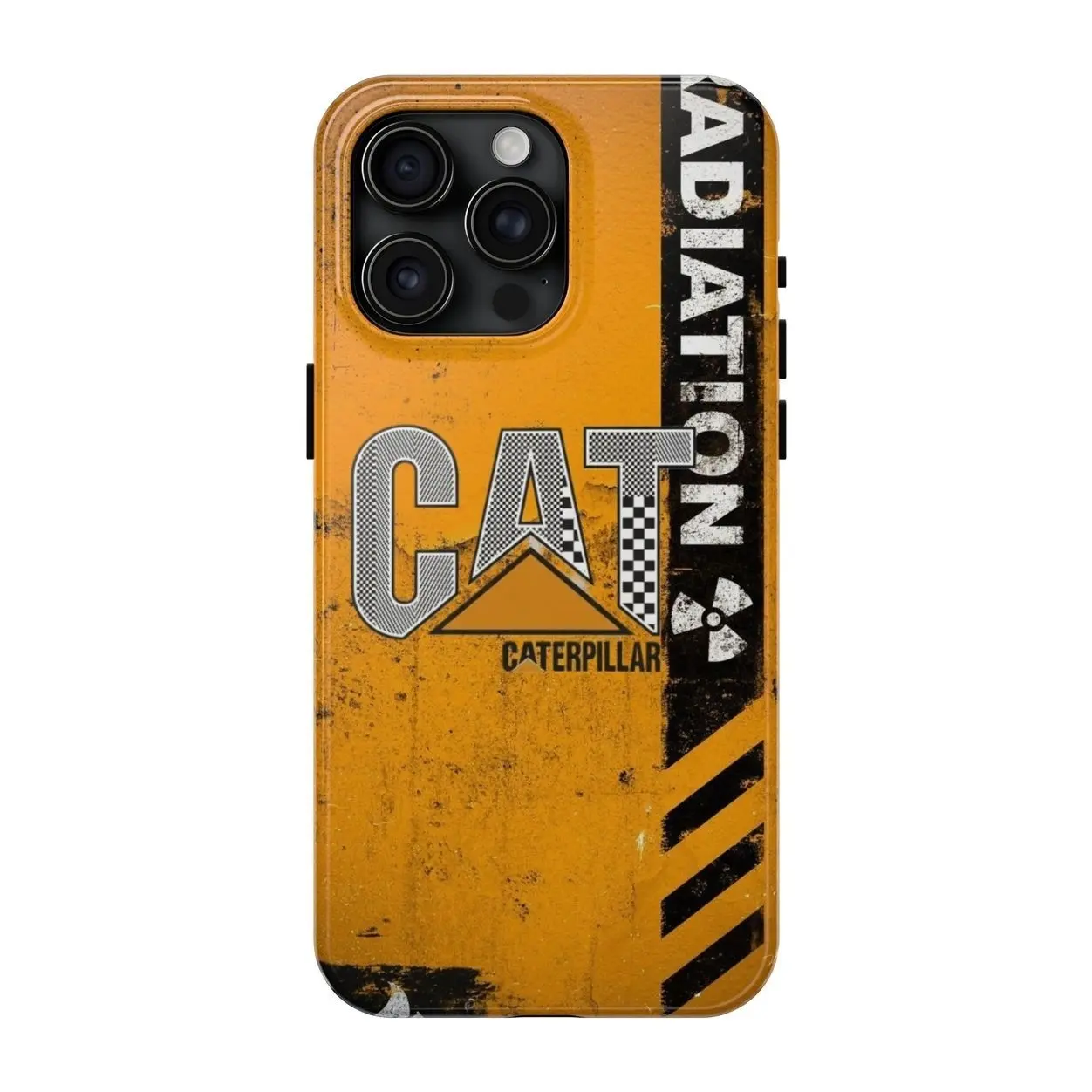CAT Caterpillar Vintage Grunge Logo Tough Protective Phone Case for iPhone & Samsung | Industrial Heavy Equipment Style Cover, Phone Cover for iPhone 7-17 Pro Max / for Samsung S21-S25 Ultra M