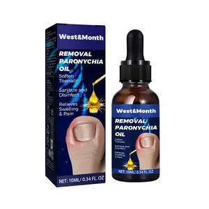 West&Month Nail Care Oil for Hands & Feet — Moisturizing nail oil for ingrown nails/thick toenails; ideal for daily nail care