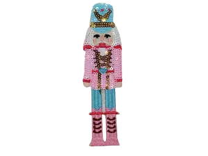 Christmas Nutcracker 1 Embroidered Iron-On Patch