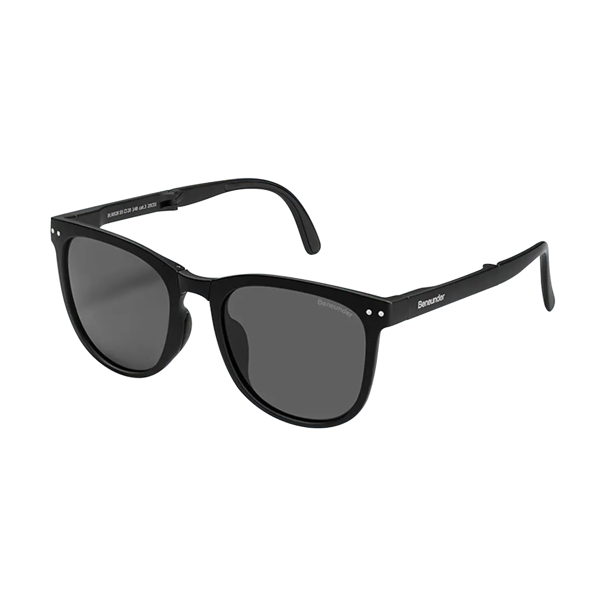 Beneunder Foldable Sunglasses Charcoal Black