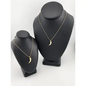 Brand New Brazilian 18k Gold Filled Design of Coyote tooth Beaded Necklace