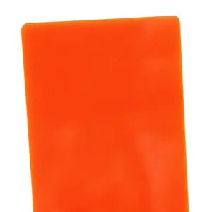1/8" Orange Cast Acrylic Sheets