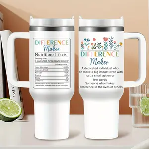 Unique Stainless Steel Coffee Cup 40oz 304 Insulated Travel Mug for Women Leaders Teachers Colleagues Perfect Gift for Birthdays Thank You Gifts Halloween Festive Drinkware Flasks - Insulation