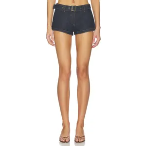 LIONESS Afterglow Mini Short in Dark Denim