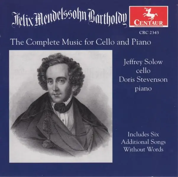 Classical Music CD - F. Mendelssohn Complete Works for Cello & Piano Compact Disc