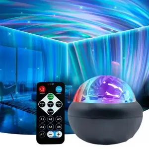 LED Atmosphere Night Light, New Aurora RGB Remote Control, USB Powered, Base, Ideal for Living Room, Bedroom, Party, Ktv, Holiday Gift