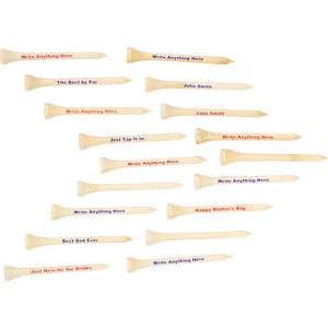 Custom 2 3/4" Golf Tees - 18 Pack Custom 2 3/4" Golf Tees - 18 Pack
