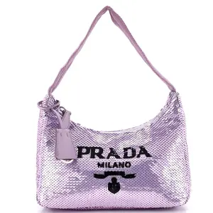 Pre-owned PRADA Sequins Shoulder Bags Re Edition 2000 Hobo Mini by Rebag