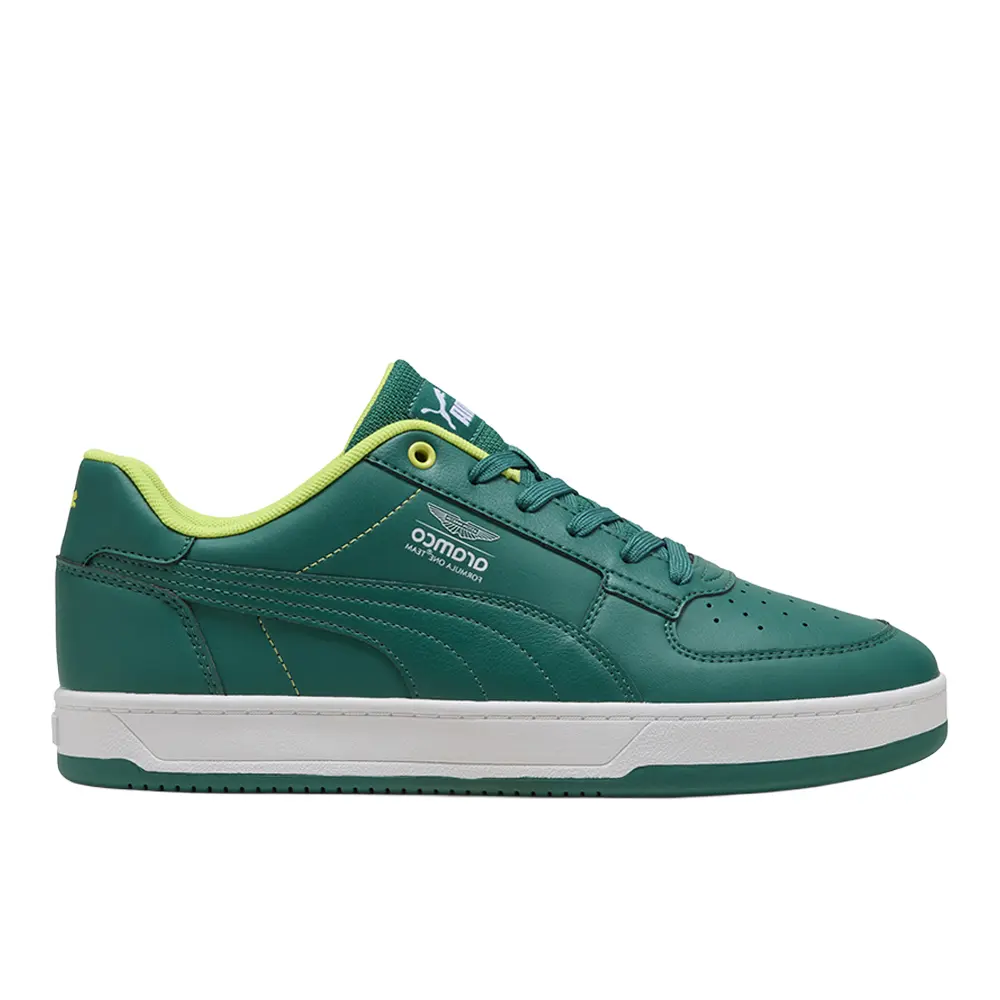 PUMA Mens X Aston Martin Aramco F1 Caven 2.0 Lace Up Sneakers Shoes Casual - Green