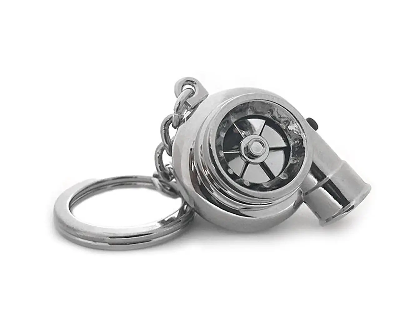 Boostnatics Electronic Turbo Keychain V4 - Chrome Boostnatics Electronic Turbo Keychain V4 - Chrome