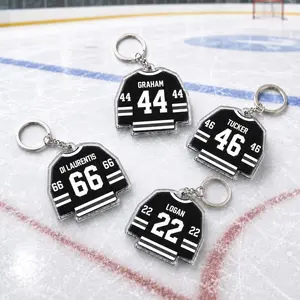 4 Styles (NOT COMBO 4) Off-Campus Briar U Acrylic Keychain, Garrett Graham, Dean Di Laurentis, John Tucker, John Logan, Hockey Jersey Acrylic Bag Charm