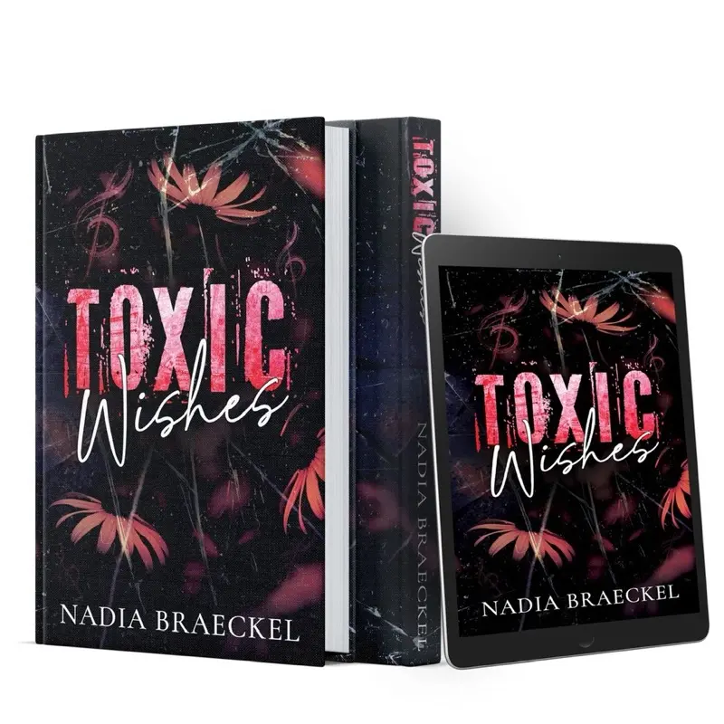 Toxic Wishes Signed Copy: cones with book merch