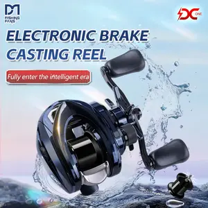 Fishingfans Dc Water Drop Reel Intelligent Electronic Brake, Adjustable Speed Clicker, Noise Reduction Lure Wheel, Universal Micro Object Far Casting Line Fishing Reel