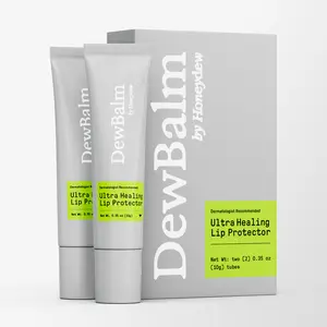 DewBalm — Ultra-healing Lip Protector for Dry, Cracked & Lips while on Accutane (2-Pack)