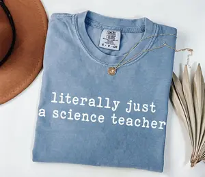 Comfort Colors Science Teacher Shirt, New Science Teacher Appreciation Gift for Science Teacher, Chemistry Teacher Tee, Stem Teacher Shirt Fit Top Comfy Crewneck Womenswear Everyday