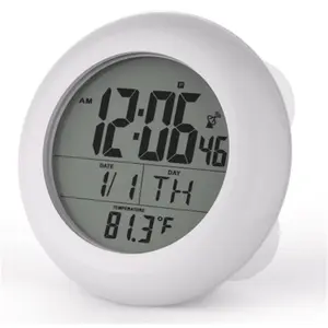 Sonnet Industries Suction Cup Atomic Clock with 1.5 in. Numbers and Stand