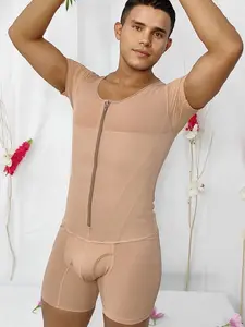 Men Gridle High Compression by CurvyGyals Shapewear Corset Waist Cincher Tummy Slimming Body Shaper