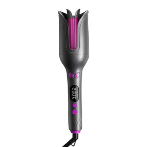 32mm Automatic Curling Iron, Ionic Rotary Curl Wand for Loose Curls, 4 Heat Modes, Electric Hair Curler for Home Styling