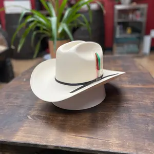 Tombstone 100X chaparral 3 1/2” brim estilo Sinaloa