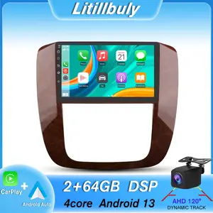 Car Radio Stereo for GMC Yukon 2007-2013 & Chevrolet Tahoe/Suburhan 2007-2013  touch screen has Android Auto Wireless Carplay, Bluetooth WIFI supports GPS Navigation