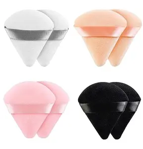 8 Pieces Triangle Powder Puff Face Soft Triangle Makeup Puff Foundation Blender Sponge Beauty Makeup Tools