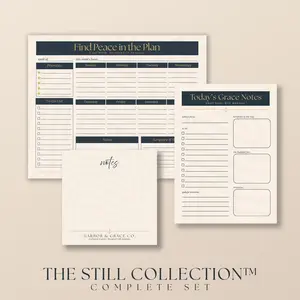 Christian Stationery Gift Set - 3-Piece Faith Planner Bundle
