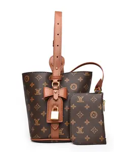 New Fashionable Floral Retro Style Women's Large Capacity Bag, Daily Simple Backpack, Trendy and Stylish Pu Leather Handbag for Everyday Use