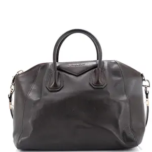 Pre-owned GIVENCHY Leather Top Handle Bags Antigona Bag Glazed Large by Rebag