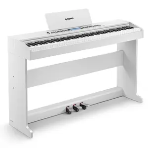 Donner DDP-95 88 Key Weighted Upright Digital Piano for Beginners White Donner DDP-95 88 Key Weighted Upright Digital Piano for Beginners White