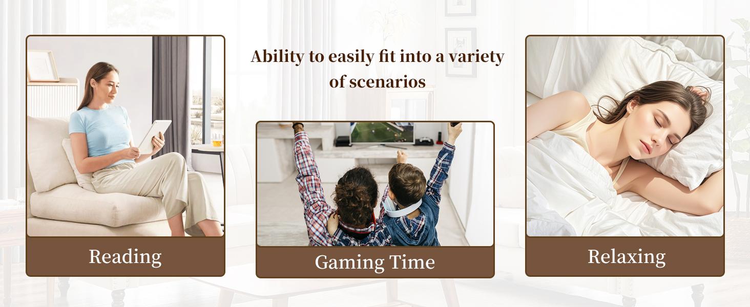 Furnimart Chaise Lounge Chair Indoor, 58 Inch Sleeper Sofa with Pillows, Fluffy Corduroy Loveseat Couch for Living Room, Comfy Oversized Reading Chair Plush