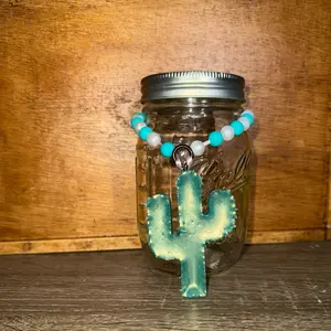 Western Cactus Car freshie