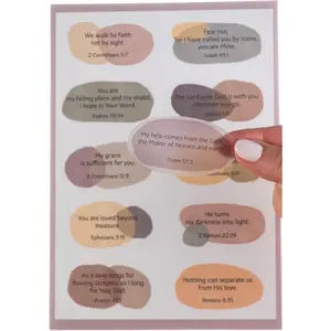 Household daily necessities DiverseBee Motivational Bible Verse Stickers, 80pcs Inspirational Christian Stickers for Water Bottles Laptop Journaling, Jesus Faith Sticker Pack, Religious Christian Gifts for Women and Men (Faith)