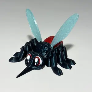 Flexi Mosquito - 3D Printed Articulating Figure