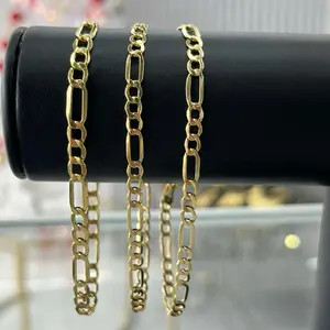 Pulseras Fígaro 10k