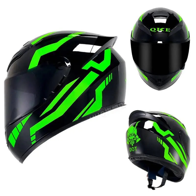 Unisex Adult ABS Winter Full-Face Motorcycle Helmet - Lightweight EPS Foam Warm Shockproof Gear, Equipped with Visor & Anti-Fog Lens, Impact-Resistant for Electric Bikes, Scooters, Daily Commutes