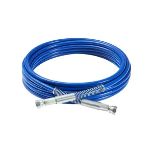 VEVOR 25ft Airless Paint Sprayer Hose, 1/4 in Universal Airless Paint Spray Hose, 4350 PSI High Pressure Flexible Airless Sprayer Hose, Multi-Layer Reinforced Steel Wire Braid Hose for Paint Sprayer